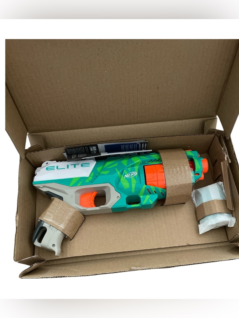 Nerf Elite Disruptor Blaster - Dynamic Green Camo Edition NWT